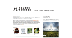 Desktop Screenshot of navonarecords.com